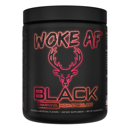 Bucked Up Woke AF BLACK - High Stim Pre-Workout