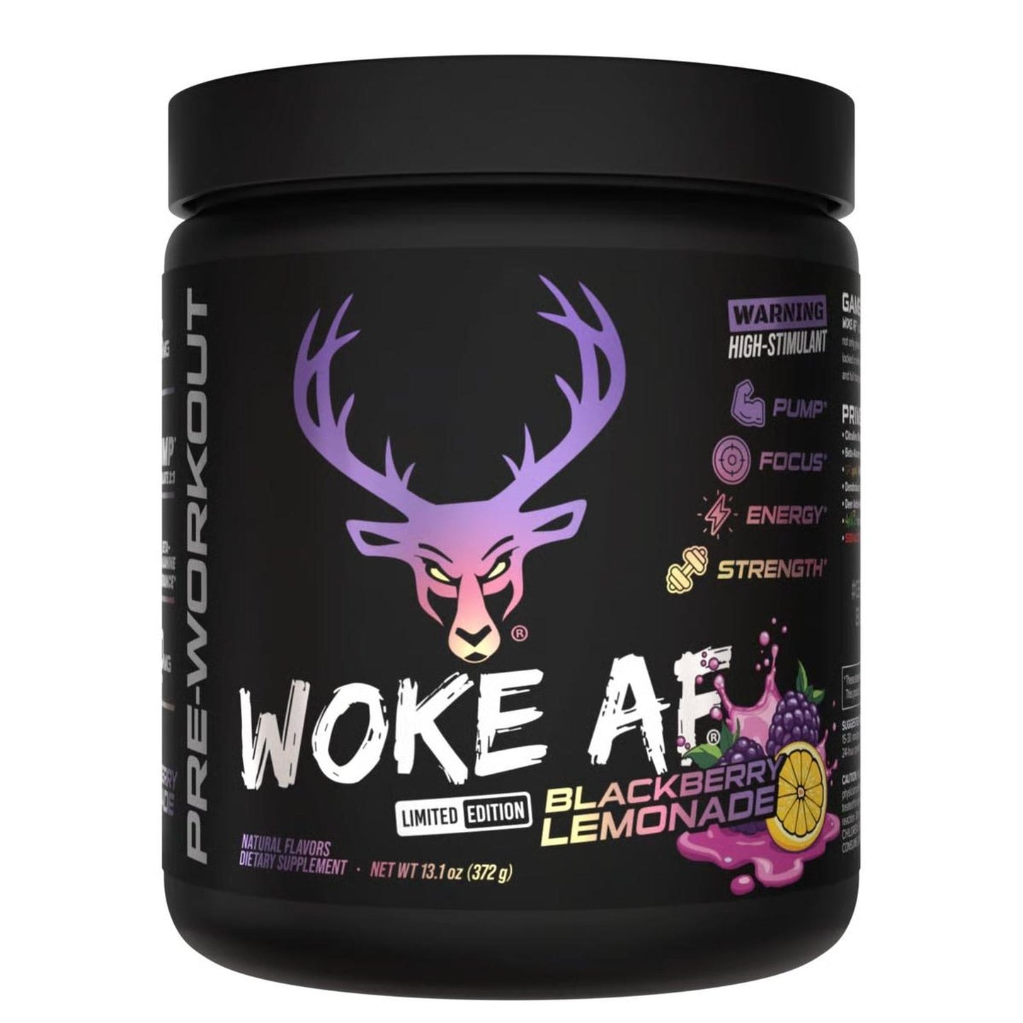 Bucked Up Woke AF High-Stimulant Pre-Workout