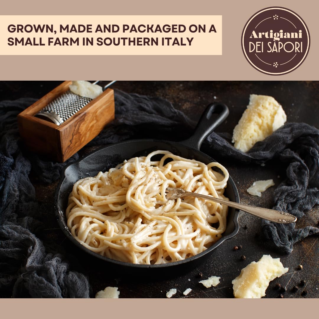 Artigiani dei Sapori, Cacio e Pepe Pasta Sauce, Creamy Cheese and Pepper, 6.3oz (178g)