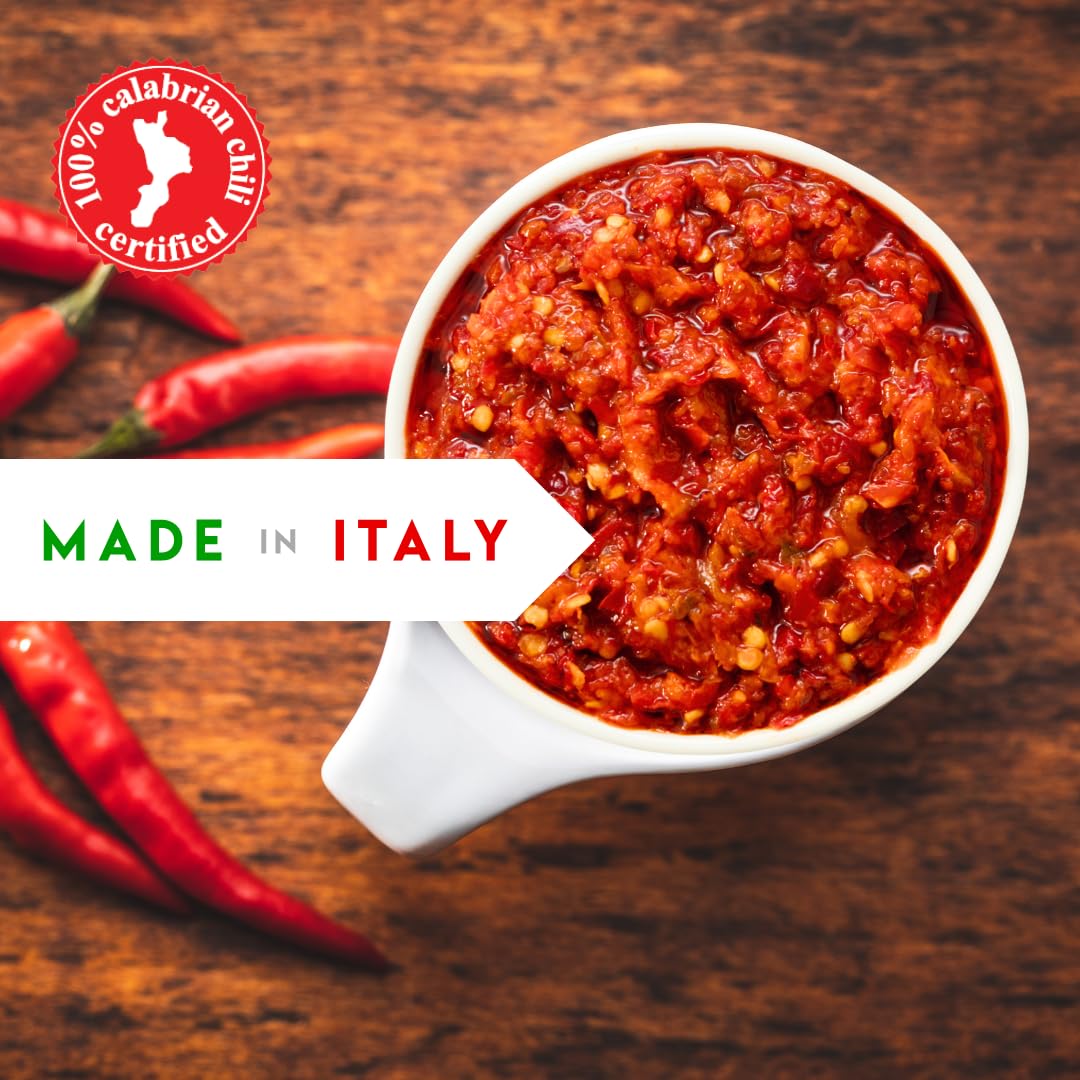 L'Oro Del Sud, Crushed Calabrian Chili Peppers, 2.2 lb (1 kg)