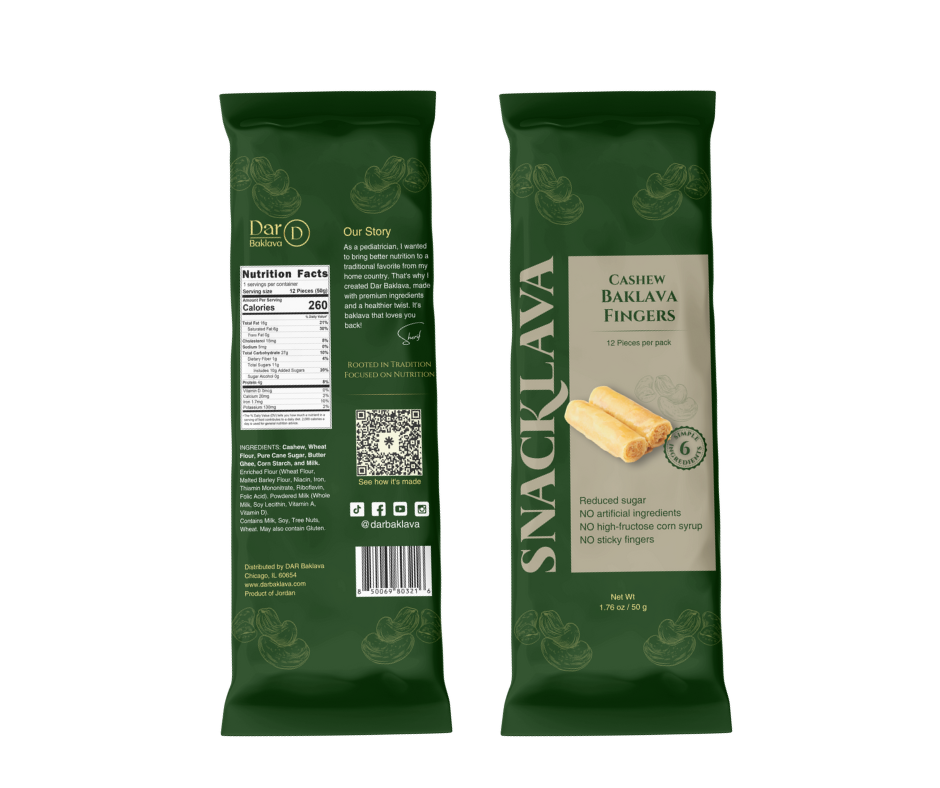 Baklava Fingers Cashew - Snacklava®