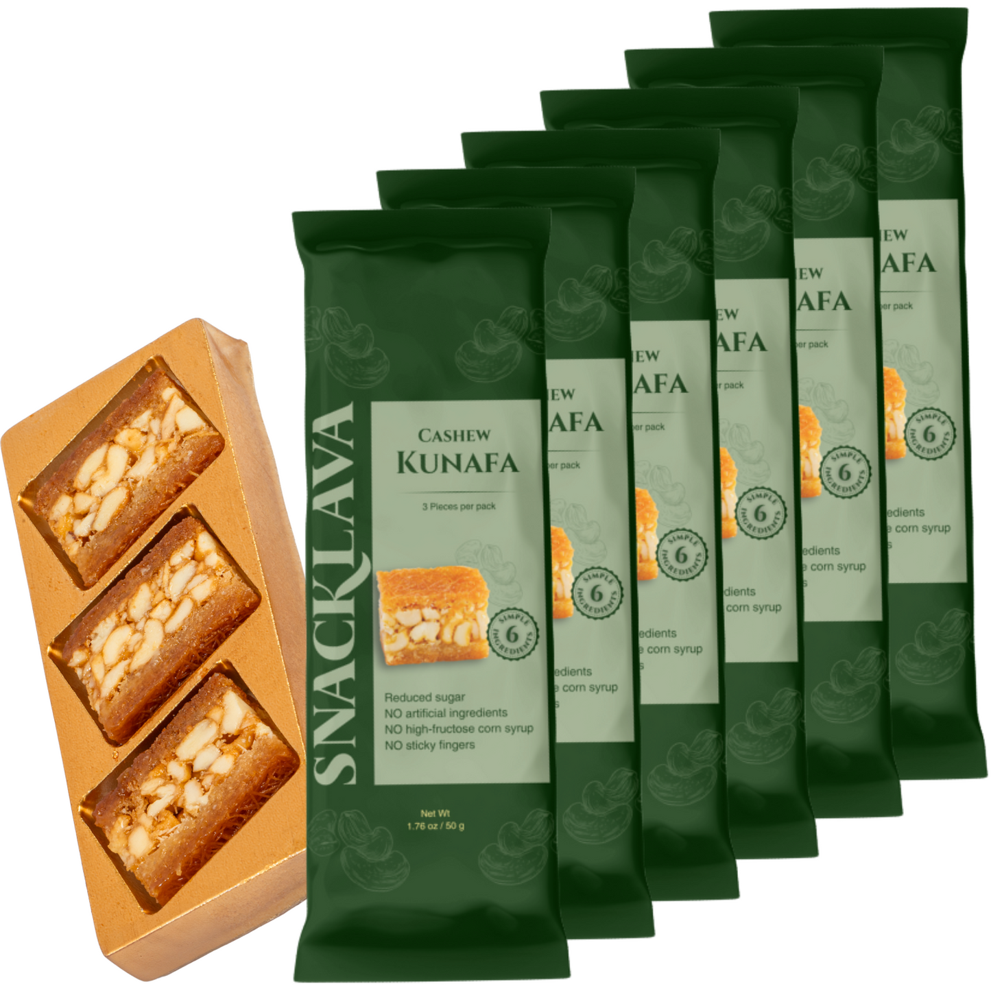 Kunafa Cashew - Snacklava®