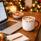 Christmas Ceramic Mug Set – Cozy Sweater Style Coffee Mugs, Holiday Gift