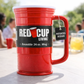 Redcupliving 24oz Reusable Red Plastic Beer Mug