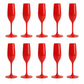 Red Cup Living 5 oz Red Reusable Stemmed Wine Cups
