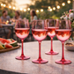 Red Cup Living 14oz Stemmed Plastic Wine Glasses, Reusable Shatterproof Wine Cups