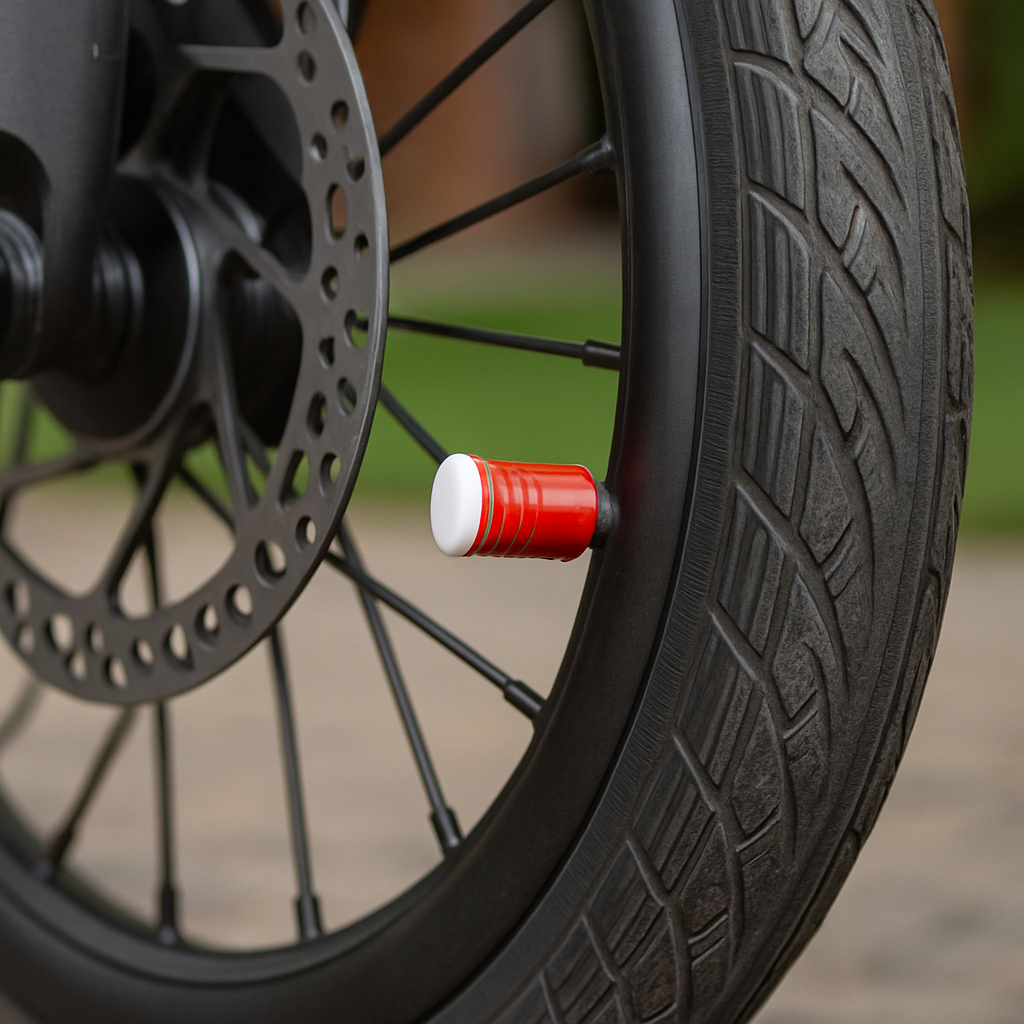 Redcupliving Red Tire Valve Stem Caps (Set of 2)