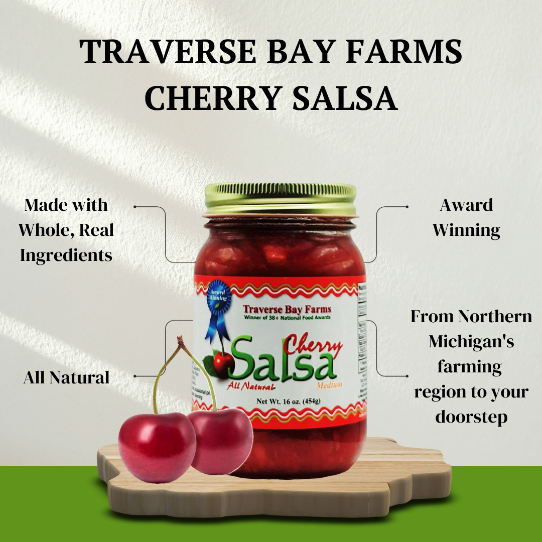Cherry Salsa - Medium, 16 oz