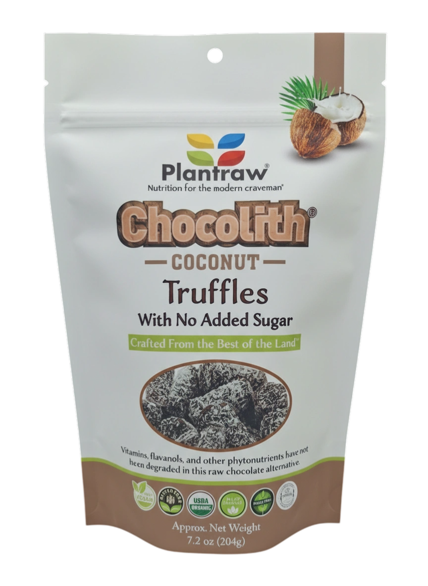 Chocolith® - Coconut (7.2 oz). 0g refined carbs. Vegan, Paleo, Gluten free.