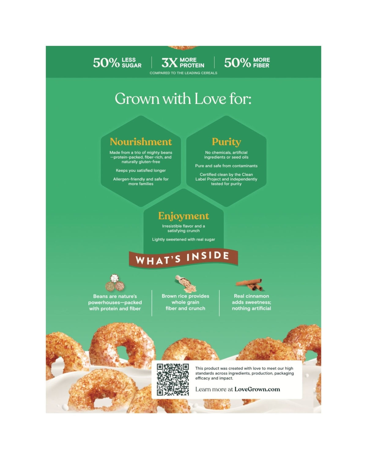 Cinnamon Power O's Cereal