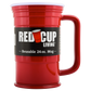 Redcupliving 24oz Reusable Red Beer Mug | BPA-Free, Shatter-Resistant Plastic