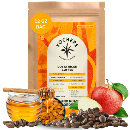 Kochere Coffee Costa Rican Alajuela Medium Roast - Sweet Apple, Raisin Notes