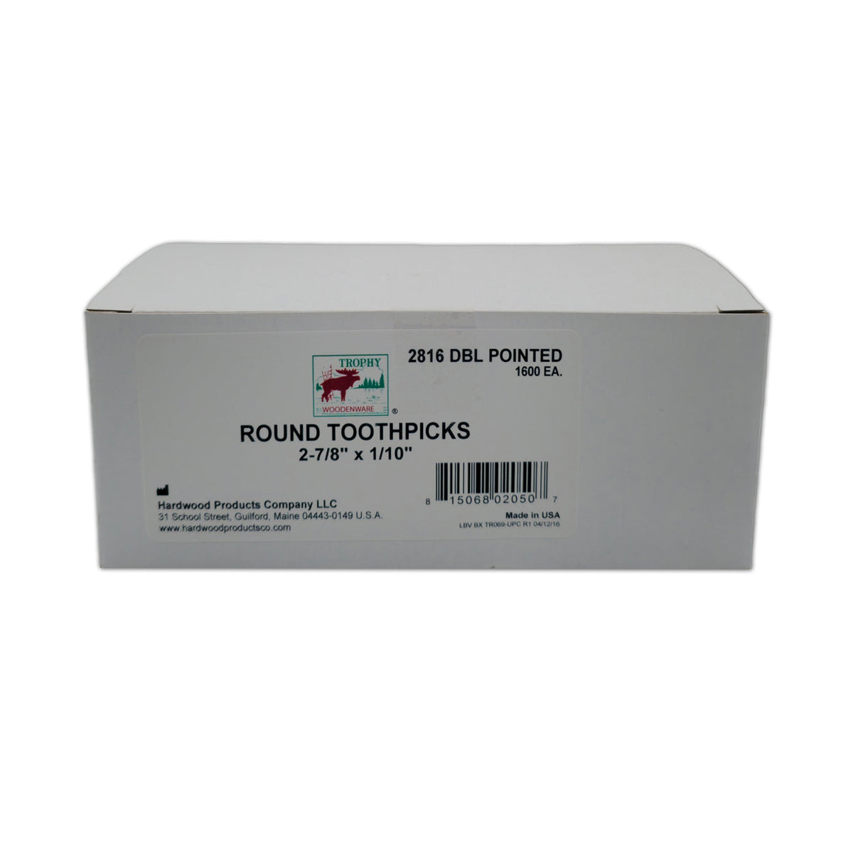 1600 Qty Oversized Double Point DP2 Birchwood Toothpicks - Exclusive Premium Quality | BiteMyWood