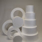 Round Styrofoam Cake Dummy Various Sizes