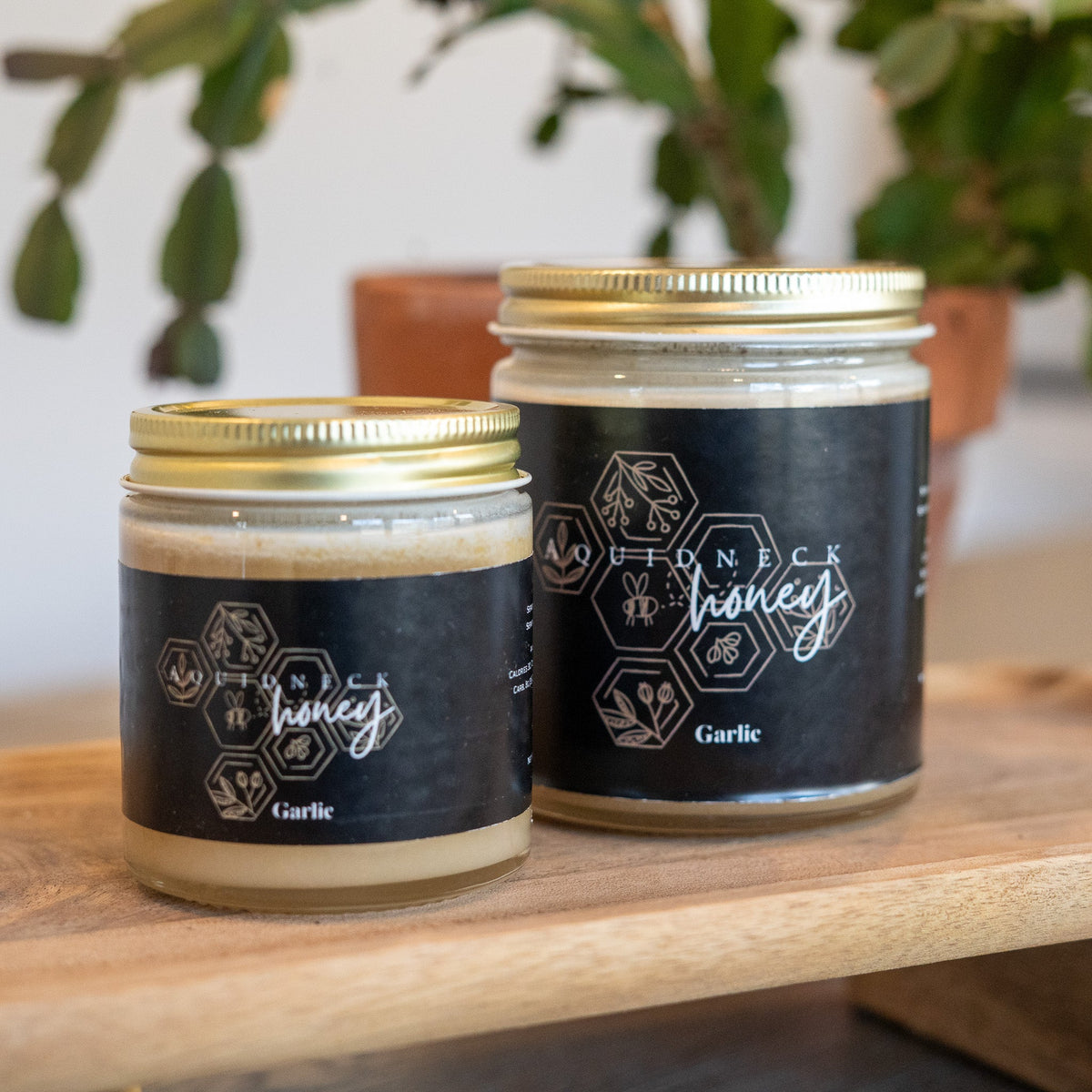 Garlic Infused Creamed Honey