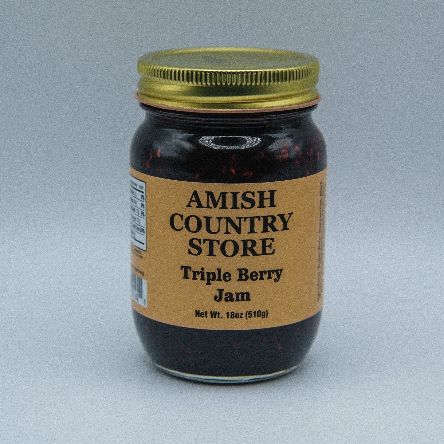 Triple Berry Jam | Blackberry, Black Raspberry & Red Raspberry Spread | 18 oz