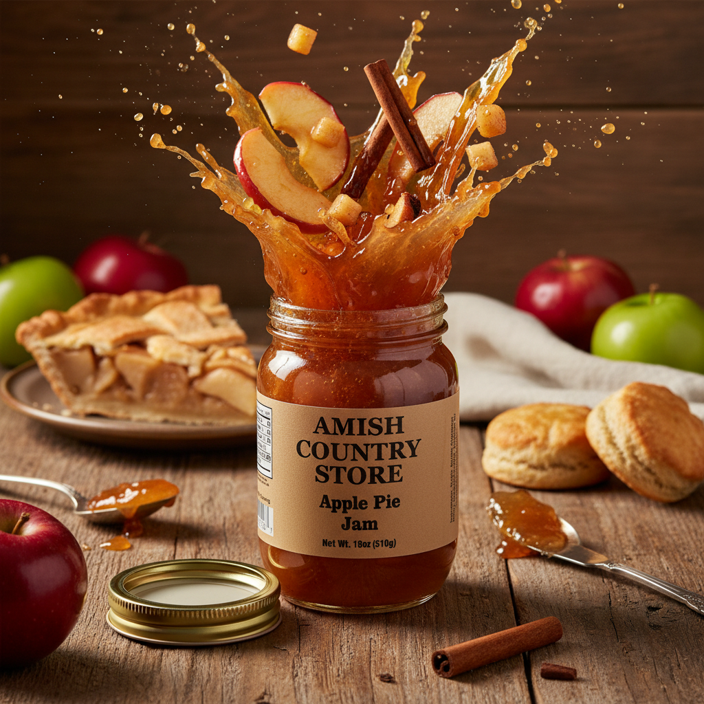 Apple Pie Jam | Cinnamon Apple Country Jam | 18 oz