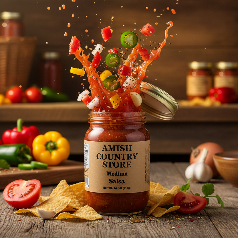 Old-Fashioned Medium Salsa | Amish Country Store | 14.5 oz