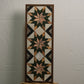 Handmade Amish Barn Quilt Banner Wall Art – 10.5in x 30in Reclaimed Wood Mosaic