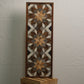 Handmade Amish Barn Quilt Banner Wall Art – 10.5in x 30in Reclaimed Wood Mosaic