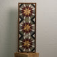 Handmade Amish Barn Quilt Banner Wall Art – 10.5in x 30in Reclaimed Wood Mosaic