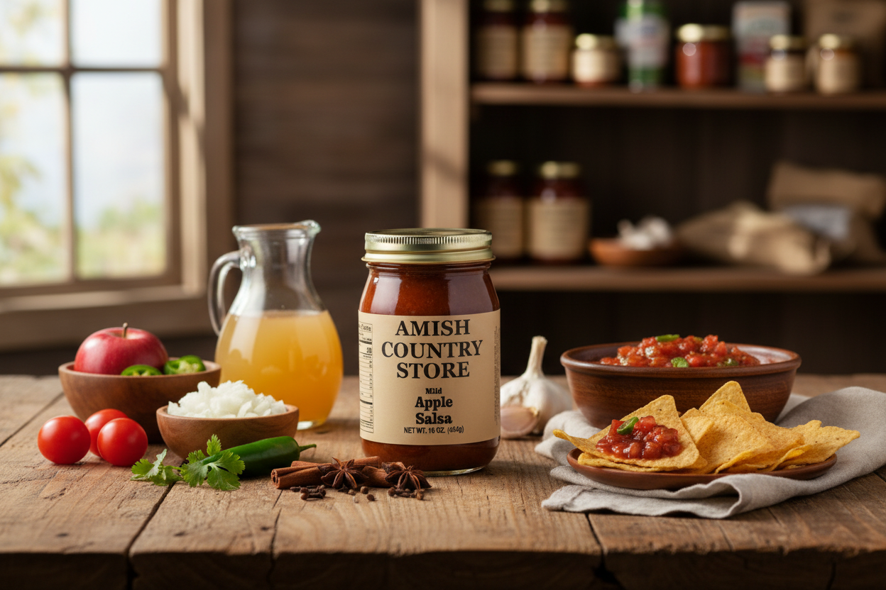 Apple Salsa | Sweet & Savory Country Pantry Salsa | 16 oz