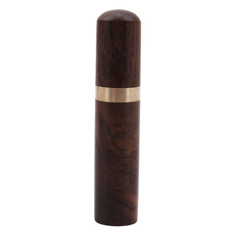 Portable Toothpick Holders – Keychain with Screw Cap in Aluminum & Wood Designs