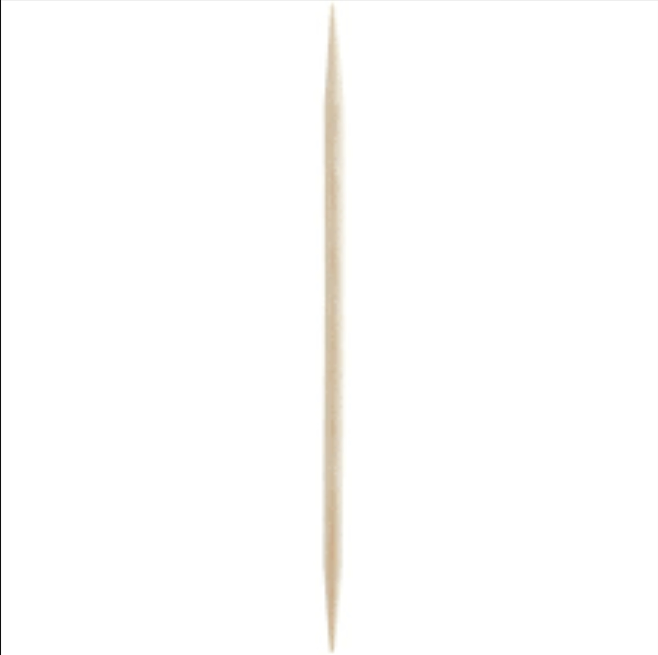 450 Qty BiteMyWood Unflavored Double Point Birchwood Toothpicks DP1 in Reusable Plastic Jar - USA Made