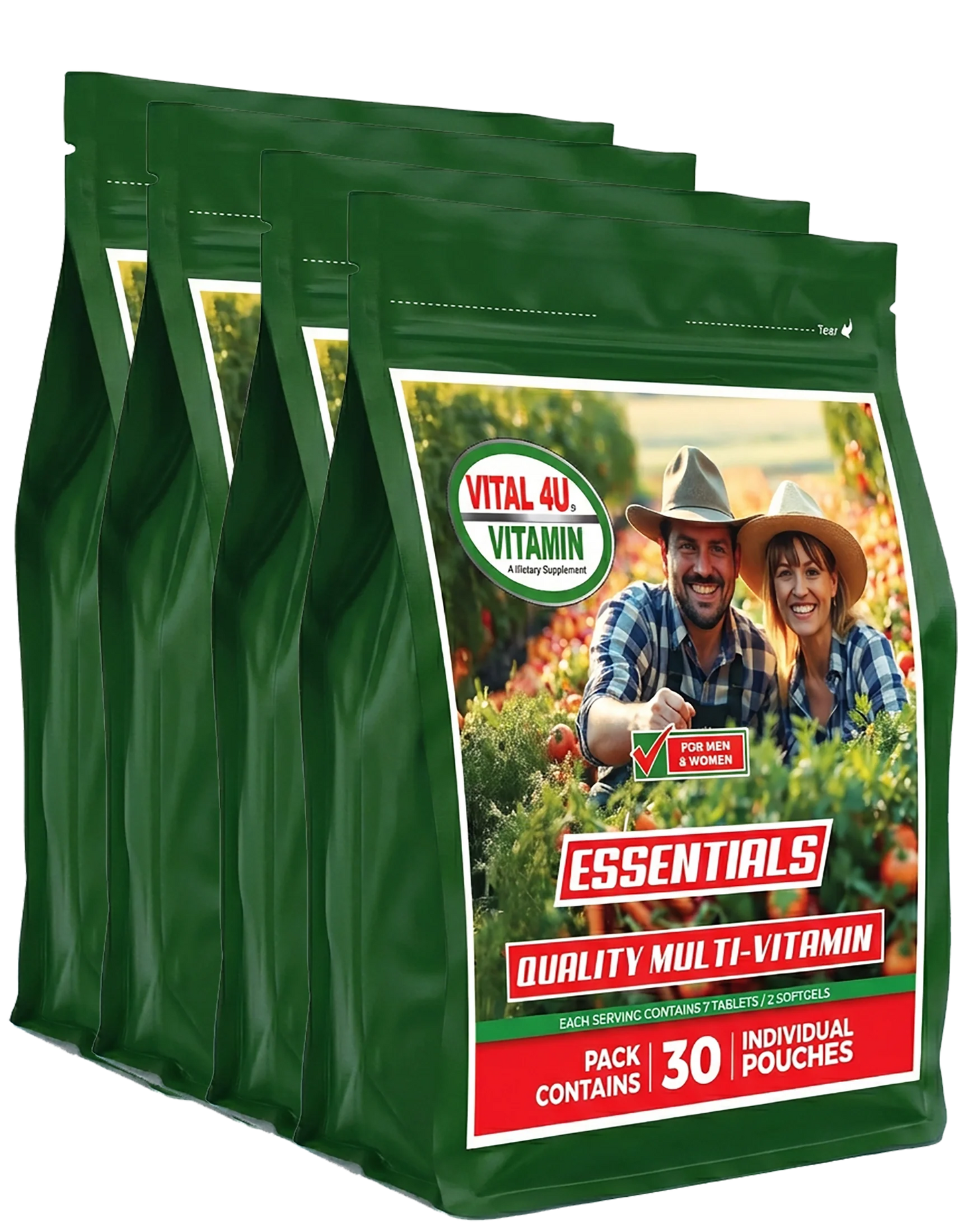Vital 4U Essential 30-Day Multivitamin