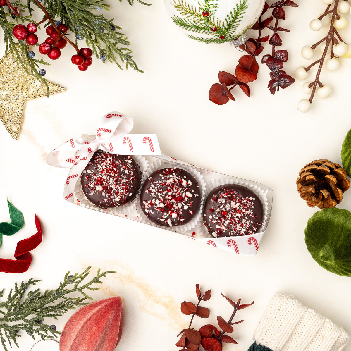 3-Piece Candy Cane Oreo Gift Box