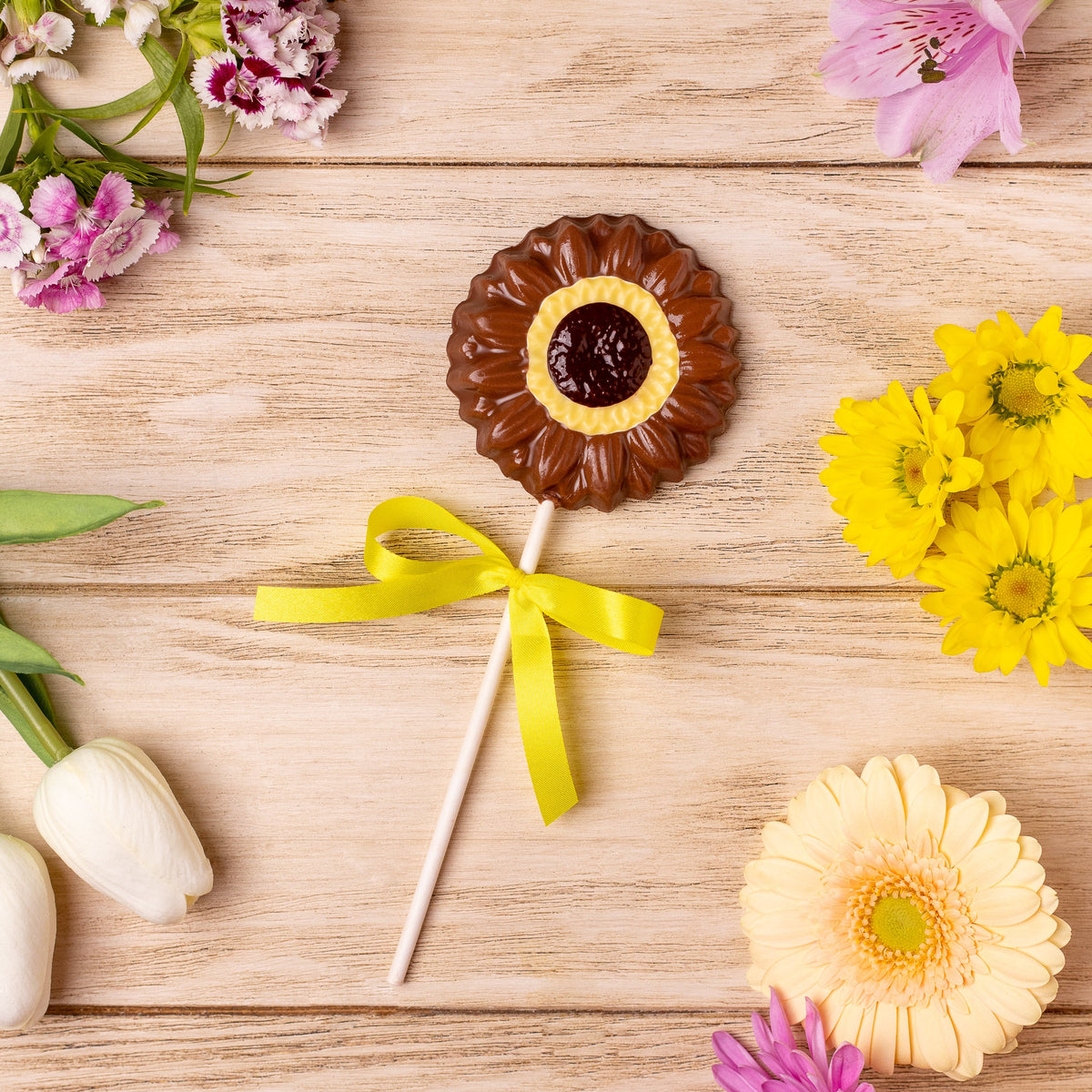 Sunflower Lolly - Yellow