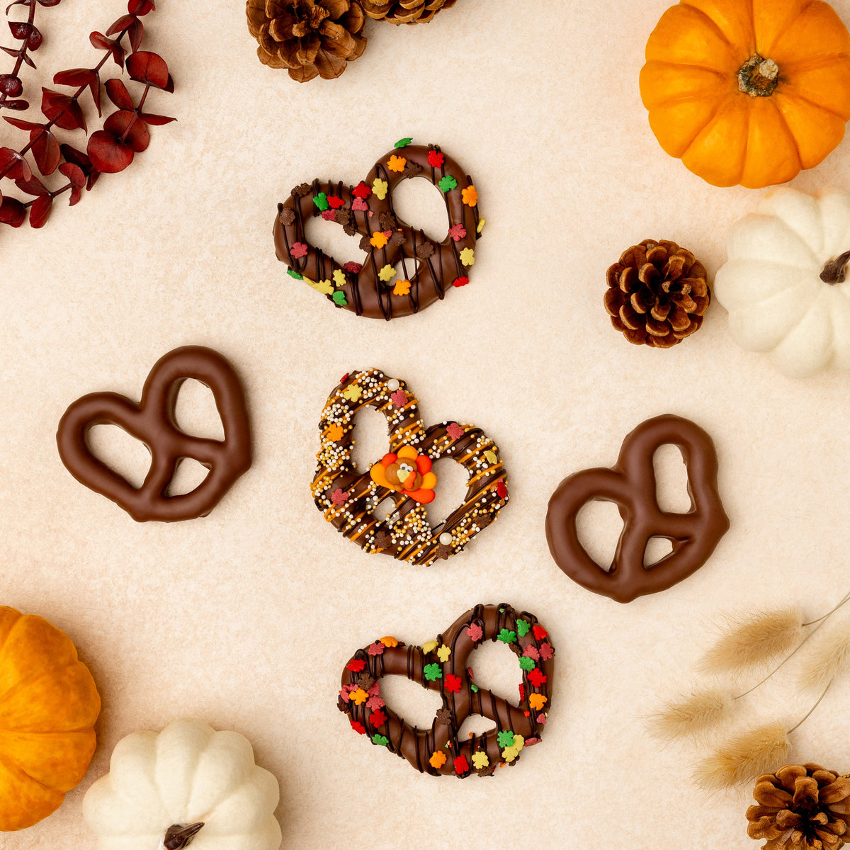 Thanksgiving 5-Piece Pretzel Gift Box