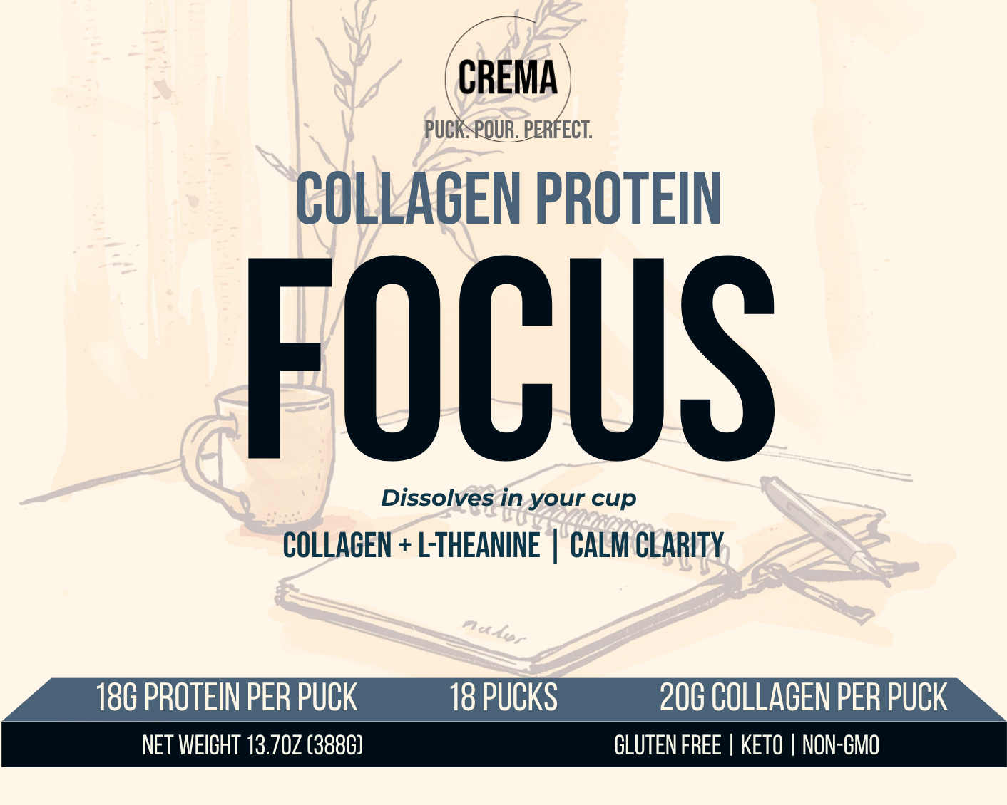 Crema Focus - Collagen Protein