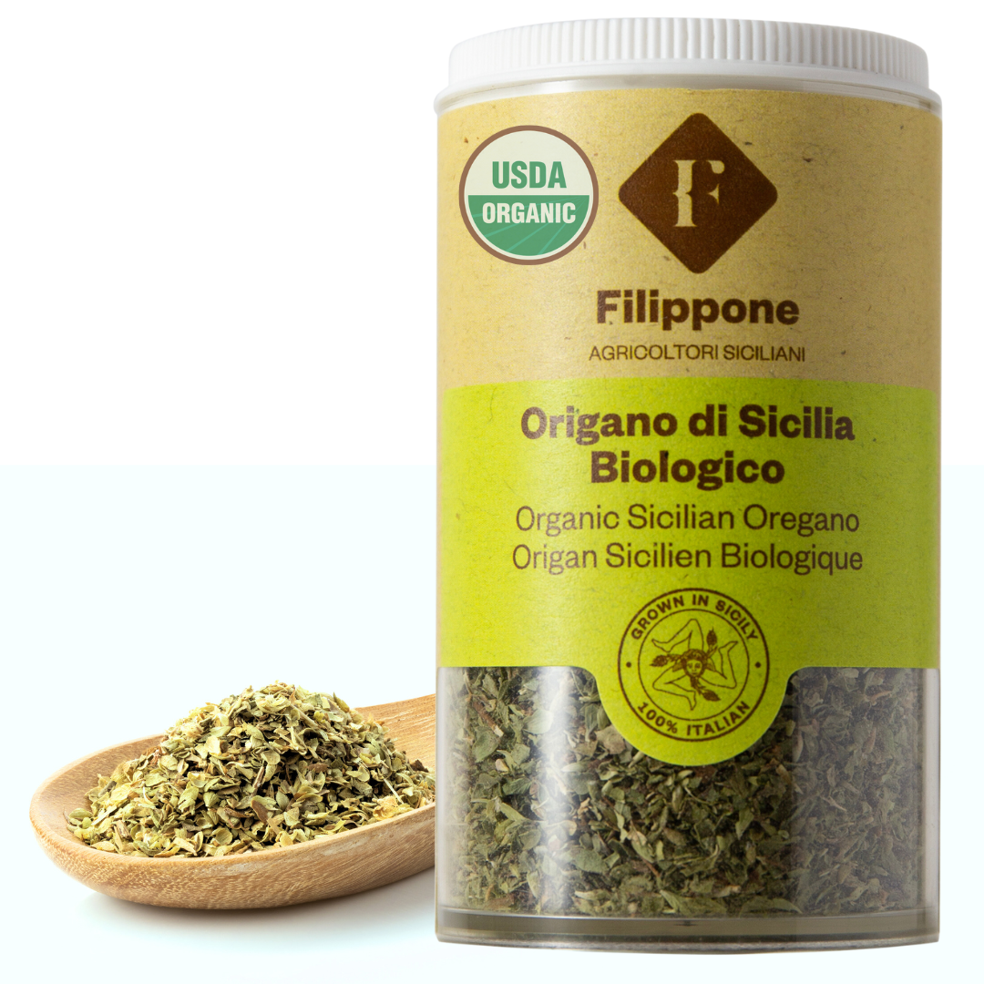 Filippone, Organic Oregano Seasoning, Italian Dried Oregano Shaker, 0.52oz (15g)