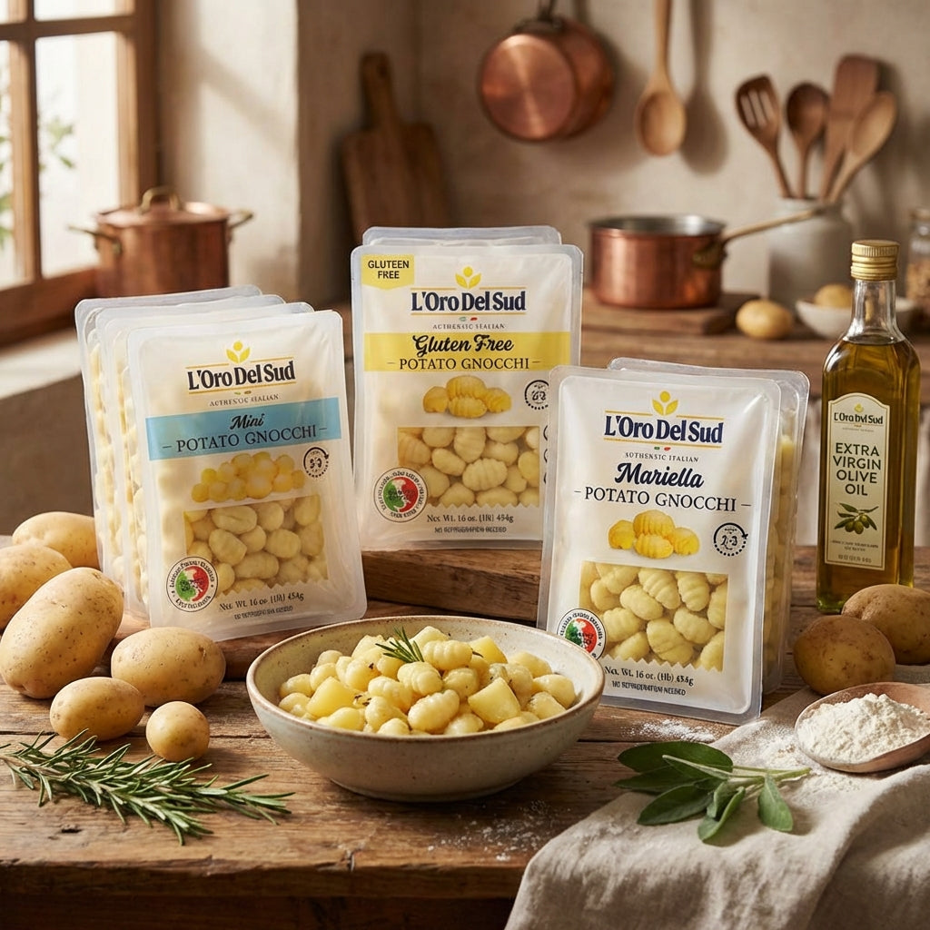 L'Oro Del Sud Gluten-Free Potato Gnocchi – 12 x 1 lb Case