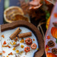 Wooden Pumpkin Shape Dough Bowl Candle – Thanksgiving & Fall Autumn Decor