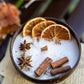 Coconut Candle Bowl – Custom Scented Fall Candle, Holiday Home Decor Gift