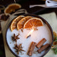 Coconut Candle Bowl – Custom Scented Fall Candle, Holiday Home Decor Gift