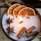 Coconut Candle Bowl – Custom Scented Fall Candle, Holiday Home Decor Gift