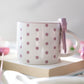 Bowknot Heart Ceramic Mug with Dots Pattern – Romantic Coffee & Tea Cup for Gifts