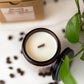 Blessed Stressed & Coffee Obsessed Candle – 8 oz Amber Jar Soy Candle – Funny Coffee Lover Gift