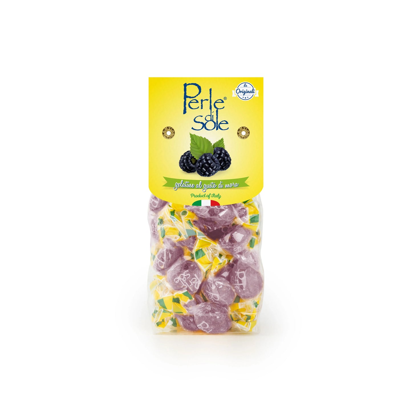 Perle di Sole Blackberry Jellies — Italian Fruit Gelée (7 oz / 200g)