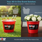 Redcupliving Red Party Ice Bucket | Reusable, Dishwasher-Safe