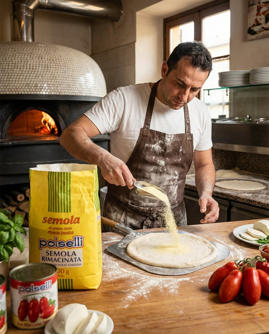 Polselli Semola Rimacinata Durum Wheat Flour – 5 kg (11 lb)