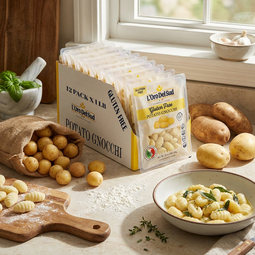 L'Oro Del Sud Gluten-Free Potato Gnocchi – 12 x 1 lb Case
