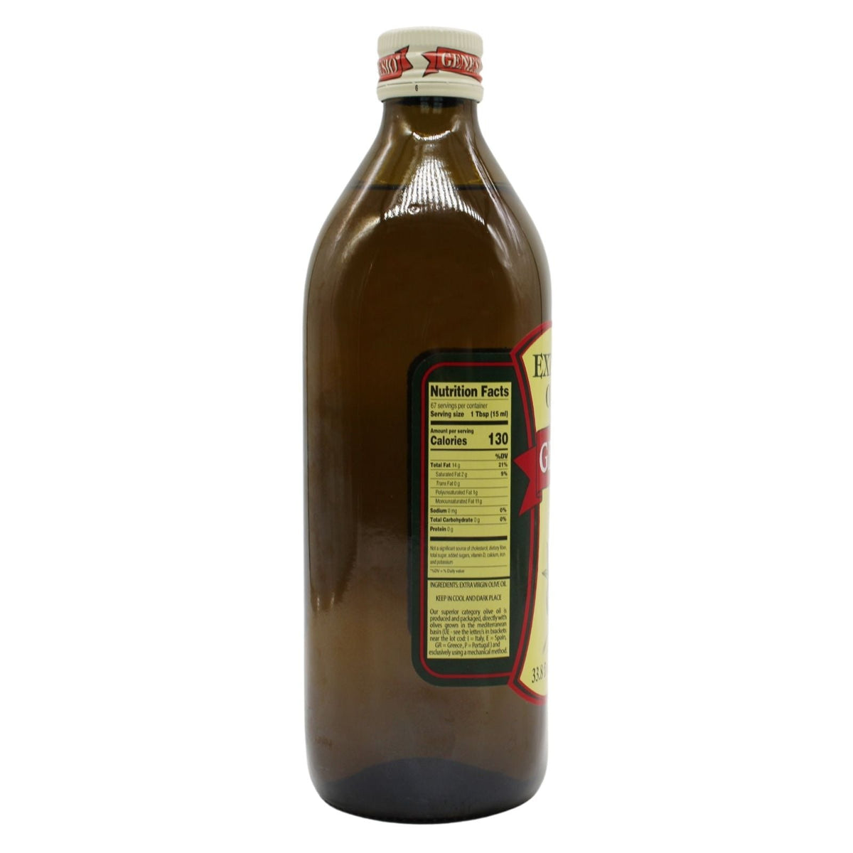 Genesio Premium Grade Extra Virgin Olive Oil – 1 Liter