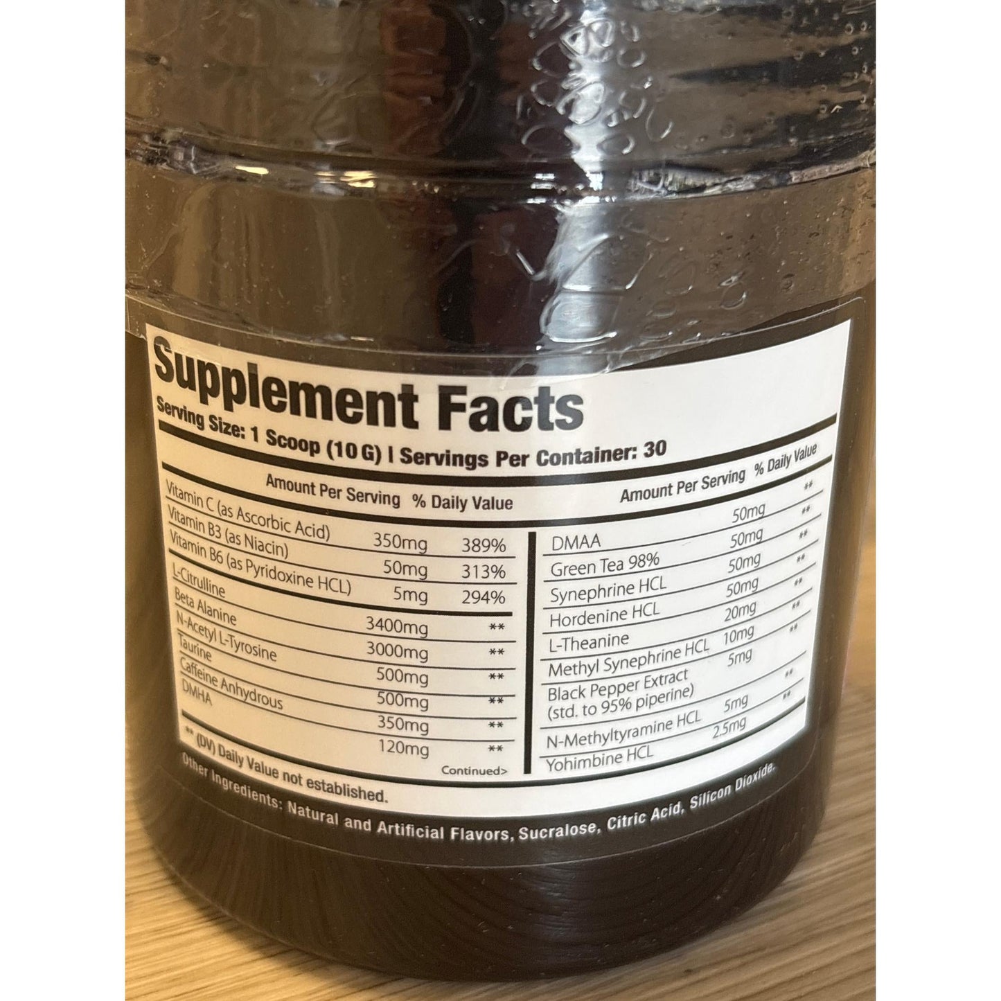 Global Supremacy Firestorm Pre-Workout