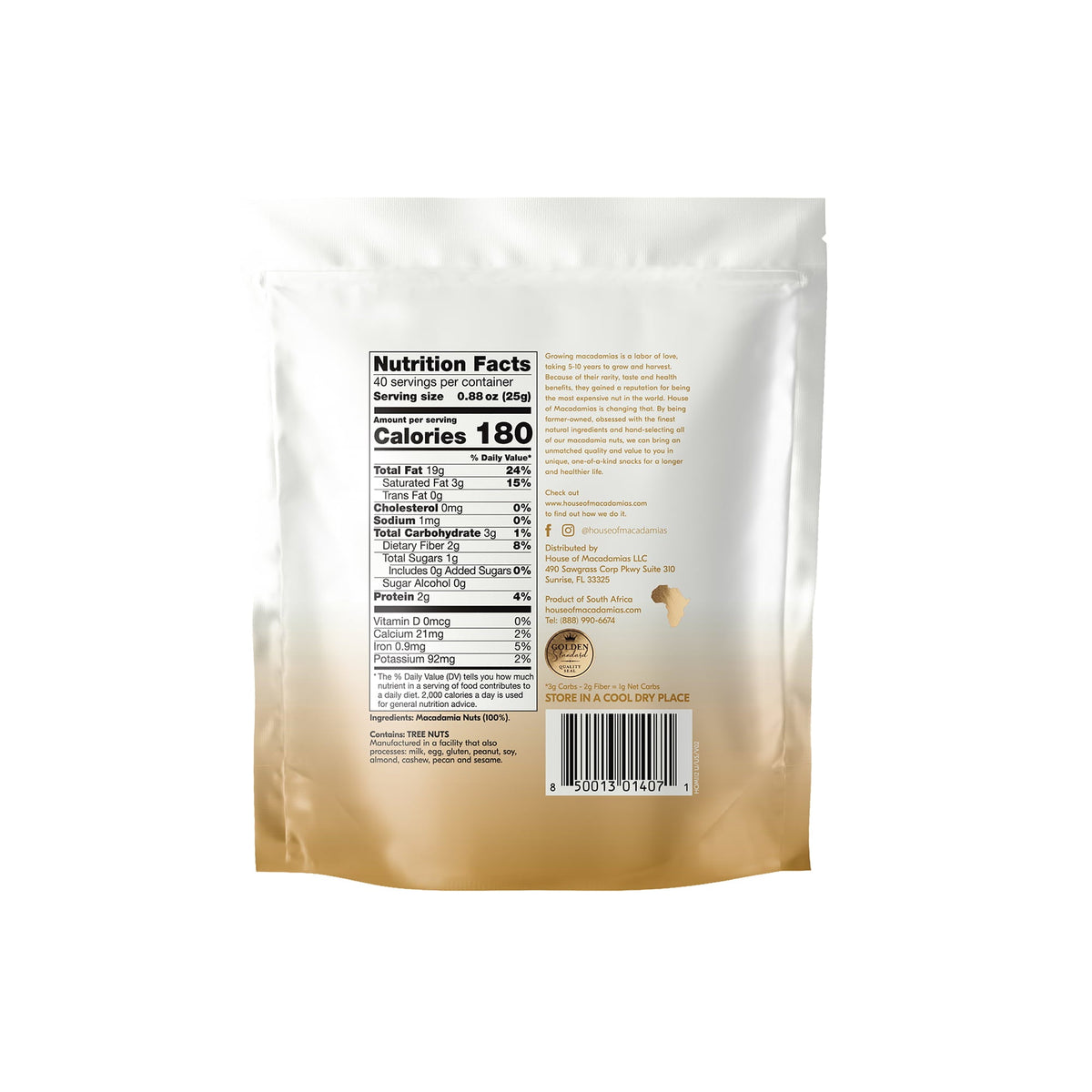 Raw Macadamia Nuts (2 lbs)