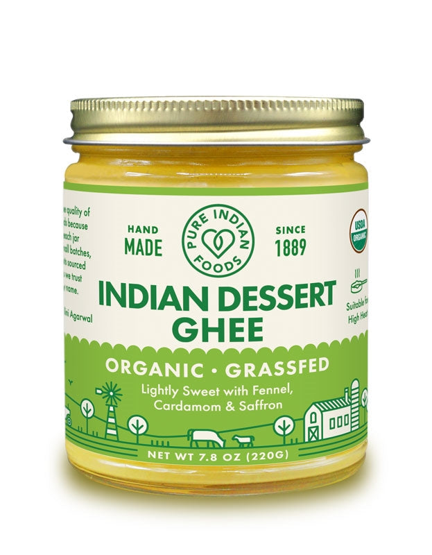 Indian Dessert Ghee, Grassfed & Certified Organic - 7.8 oz