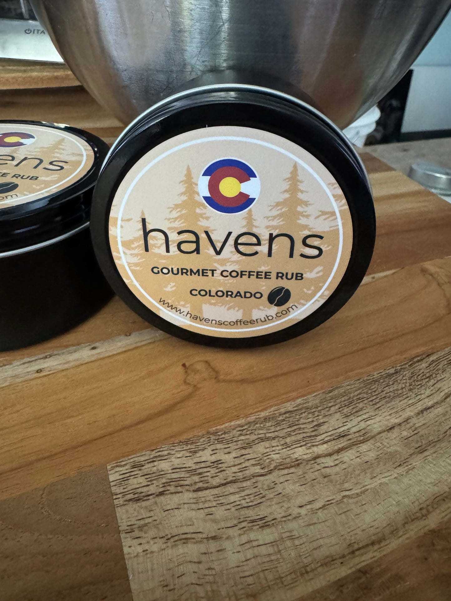 Colorado 5 oz Tin, Havens Coffee Rub